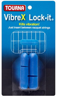 Tourna Schwingungsdämpfer Vibrex Lock On blau - 2 Stück